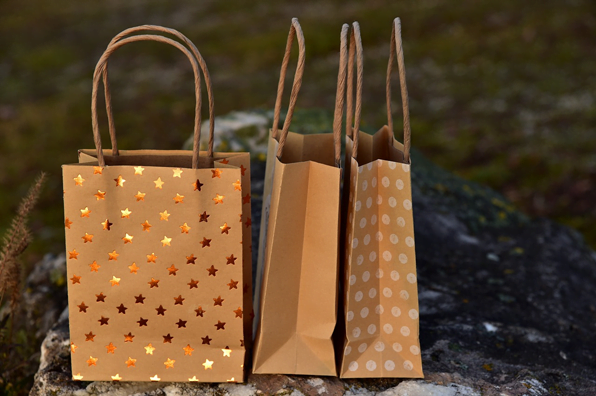 Paper bags are fashionable